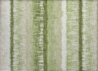 Piper Looms Chantille Stripes ACN1013 Aloe Machine Washable Area Rug Scatter Main Image