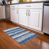 Piper Looms Chantille Stripes ACN1013 Blue Machine Washable Area Rug Scatter Lifestyle Image Feature