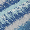 Piper Looms Chantille Stripes ACN1013 Blue Machine Washable Area Rug Swatch Image