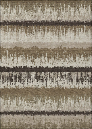 Piper Looms Chantille Stripes ACN1013 Brown Machine Washable Area Rug main image