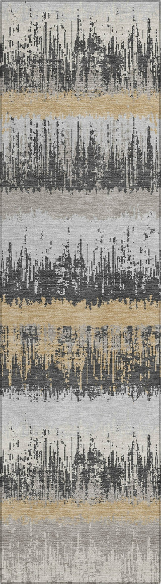 Piper Looms Chantille Stripes ACN1013 Gray Machine Washable Area Rug Runner Main Image
