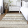 Piper Looms Chantille Stripes ACN1013 Ivory Machine Washable Area Rug Lifestyle Image Feature