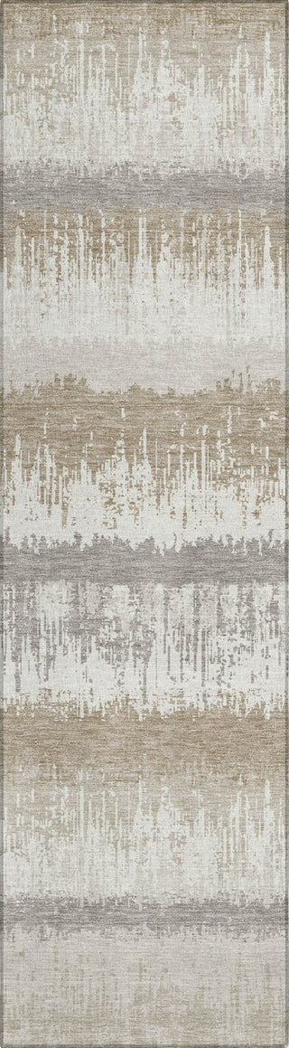 Piper Looms Chantille Stripes ACN1013 Ivory Machine Washable Area Rug Runner Main Image