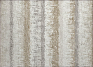 Piper Looms Chantille Stripes ACN1013 Ivory Machine Washable Area Rug Scatter Main Image