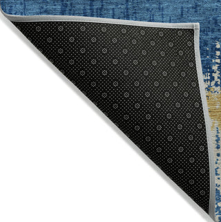 Piper Looms Chantille Stripes ACN1013 Navy Machine Washable Area Rug Backing Image