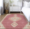 Piper Looms Chantille Oriental ACN1014 Blush Machine Washable Area Rug Lifestyle Image Feature