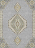Piper Looms Chantille Oriental ACN1014 Gray Machine Washable Area Rug main image