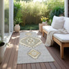 Piper Looms Chantille Oriental ACN1014 Gray Machine Washable Area Rug Runner Outdoor Lifestyle Image Feature