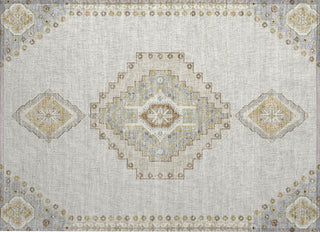 Piper Looms Chantille Oriental ACN1014 Ivory Machine Washable Area Rug Scatter Main Image