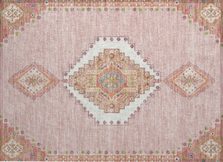 Piper Looms Chantille Oriental ACN1014 Pink Machine Washable Area Rug Scatter Main Image