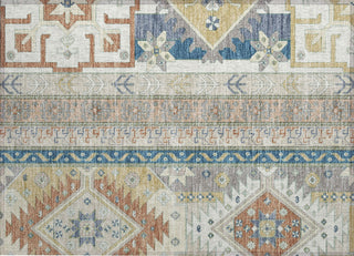 Piper Looms Chantille Aztec ACN1015 Ivory Machine Washable Area Rug Scatter Main Image