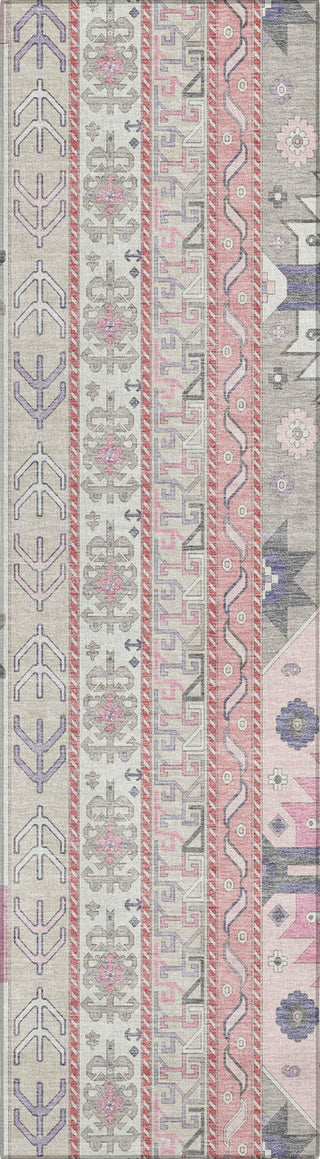 Piper Looms Chantille Aztec ACN1015 Pink Machine Washable Area Rug Runner Main Image