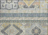 Piper Looms Chantille Aztec ACN1015 Silver Machine Washable Area Rug Scatter Main Image