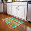 Piper Looms Chantille Aztec ACN1015 Teal Machine Washable Area Rug Scatter Lifestyle Image Feature