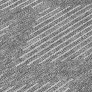 Piper Looms Chantille Geometric ACN1016 Charcoal Machine Washable Area Rug Swatch Image