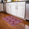 Piper Looms Chantille Geometric ACN1016 Garnet Machine Washable Area Rug Scatter Lifestyle Image Feature