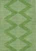 Piper Looms Chantille Geometric ACN1016 Green Machine Washable Area Rug main image