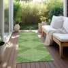 Piper Looms Chantille Geometric ACN1016 Green Machine Washable Area Rug Runner Outdoor Lifestyle Image Feature