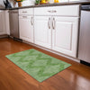 Piper Looms Chantille Geometric ACN1016 Green Machine Washable Area Rug Scatter Lifestyle Image Feature