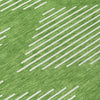 Piper Looms Chantille Geometric ACN1016 Green Machine Washable Area Rug Swatch Image