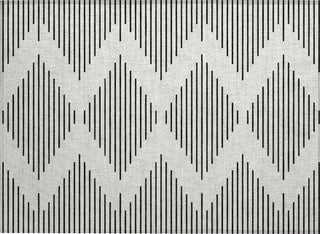 Piper Looms Chantille Geometric ACN1016 Ivory Machine Washable Area Rug Scatter Main Image