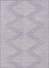Piper Looms Chantille Geometric ACN1016 Lavender Machine Washable Area Rug main image