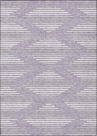 Piper Looms Chantille Geometric ACN1016 Lavender Machine Washable Area Rug main image