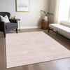 Piper Looms Chantille Geometric ACN1016 Pink Machine Washable Area Rug Lifestyle Image Feature