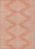 Piper Looms Chantille Geometric ACN1016 Salmon Machine Washable Area Rug main image