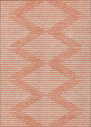 Piper Looms Chantille Geometric ACN1016 Salmon Machine Washable Area Rug main image