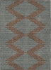 Piper Looms Chantille Geometric ACN1017 Brown Machine Washable Area Rug main image