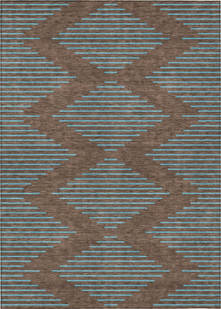 Piper Looms Chantille Geometric ACN1017 Brown Machine Washable Area Rug main image