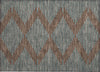 Piper Looms Chantille Geometric ACN1017 Brown Machine Washable Area Rug Scatter Main Image