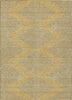 Piper Looms Chantille Geometric ACN1017 Gold Machine Washable Area Rug main image