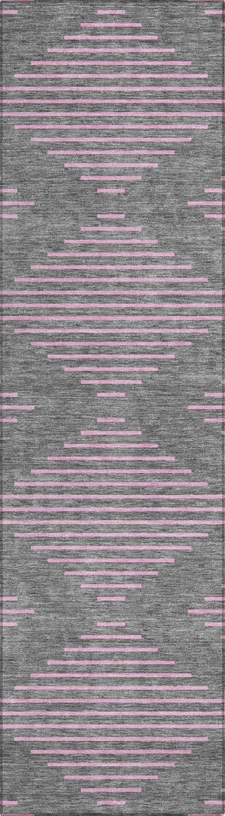 Piper Looms Chantille Geometric ACN1017 Gray Machine Washable Area Rug Runner Main Image