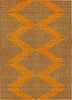 Piper Looms Chantille Geometric ACN1017 Orange Machine Washable Area Rug main image