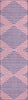 Piper Looms Chantille Geometric ACN1017 Pink Machine Washable Area Rug Runner Main Image