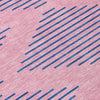 Piper Looms Chantille Geometric ACN1017 Pink Machine Washable Area Rug Swatch Image