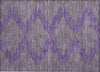 Piper Looms Chantille Geometric ACN1017 Purple Machine Washable Area Rug Scatter Main Image