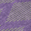 Piper Looms Chantille Geometric ACN1017 Purple Machine Washable Area Rug Swatch Image