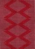 Piper Looms Chantille Geometric ACN1017 Red Machine Washable Area Rug main image