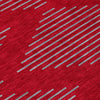 Piper Looms Chantille Geometric ACN1017 Red Machine Washable Area Rug Swatch Image