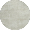 Piper Looms Chantille Abstract ACN1018 Beige Machine Washable Area Rug Round Main Image