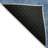 Piper Looms Chantille Abstract ACN1018 Blue Machine Washable Area Rug Backing Image