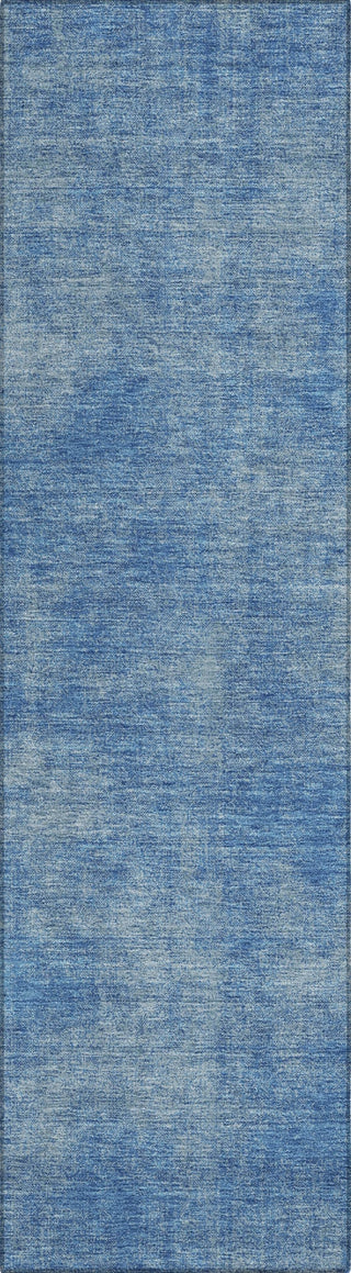 Piper Looms Chantille Abstract ACN1018 Blue Machine Washable Area Rug Runner Main Image
