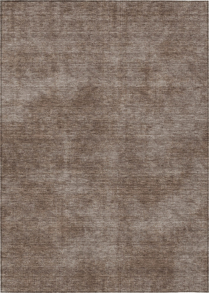 Piper Looms Chantille Abstract ACN1018 Brown Machine Washable Area Rug main image
