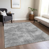 Piper Looms Chantille Abstract ACN1018 Gray Machine Washable Area Rug Lifestyle Image Feature