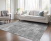 Piper Looms Chantille Abstract ACN1018 Gray Machine Washable Area Rug Lifestyle Image Feature