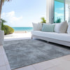 Piper Looms Chantille Abstract ACN1018 Gray Machine Washable Area Rug Outdoor Lifestyle Image Feature