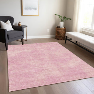 Piper Looms Chantille Abstract ACN1018 Pink Machine Washable Area Rug Lifestyle Image Feature